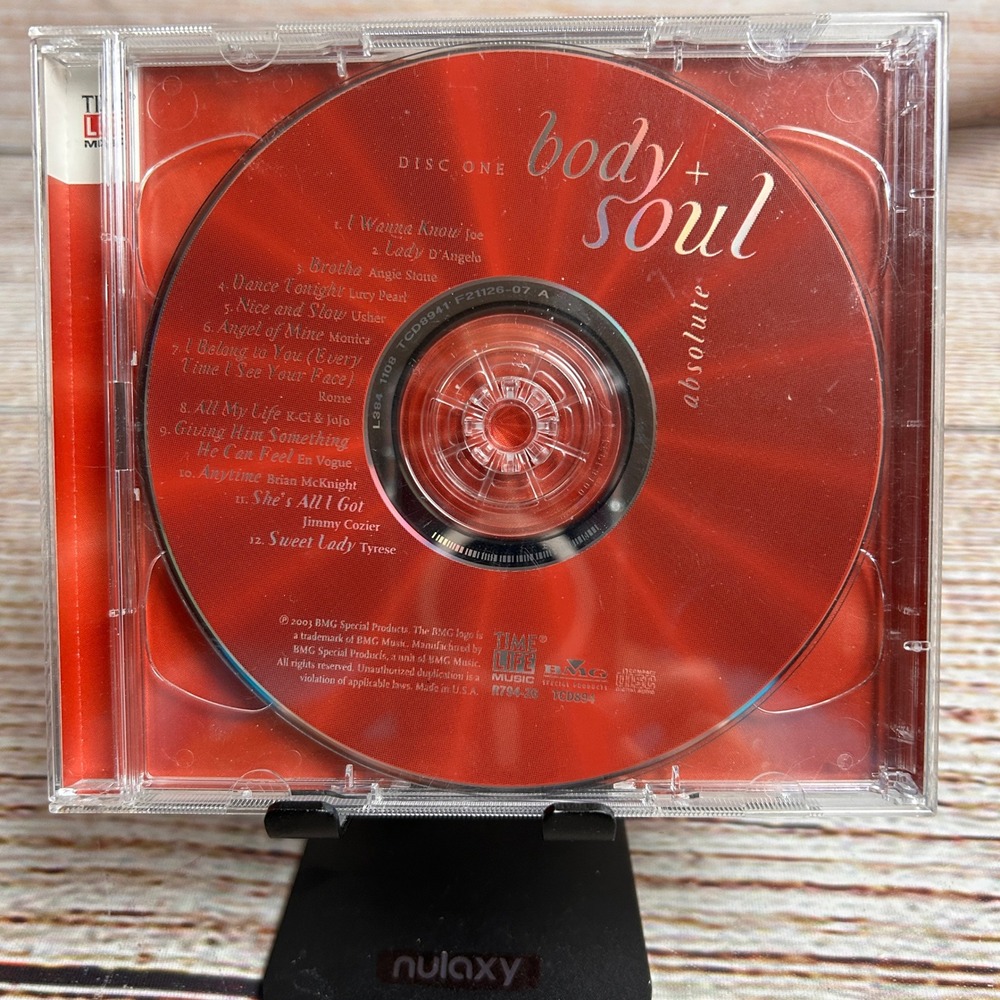 Body + Soul Absolute Time Life 2 CD Set R&B Soul Various‎ Artists 2003 TCD894